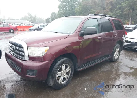 2009 Toyota Sequoia Sr5 4.7L V8 z USA, uszkodzony, nr VIN 5TDBT64A49S000647